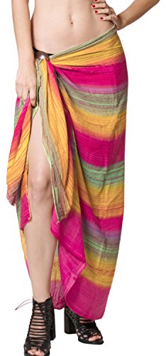 Preisvergleich Produktbild LA LEELA Bademoden Badeanzug Strand tragen Sarong grüne Krawatte Farbstoff td115