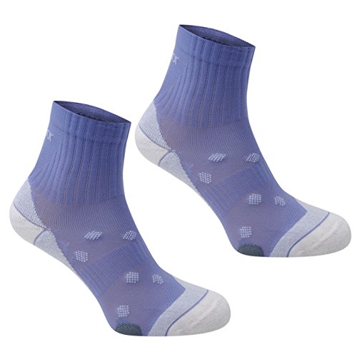 Karrimor Womens 2 pack Running Socks Ladies Clothing Breathable Accessories Lilac Ladies 4-8