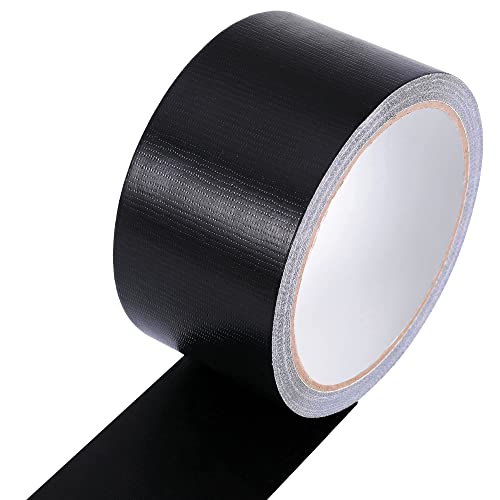 Image of Reniteco Black Duct Tape- 2 inches x 10 Yards, Waterproof & All-Weather, No Residue, UV Resistant, Heavy Duty for Car, Home & Outdoor Repairs, 1 Roll