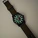oDo Shmeichel Tactical Watch WW2 Luftwaffe Style Military Watch OD Green