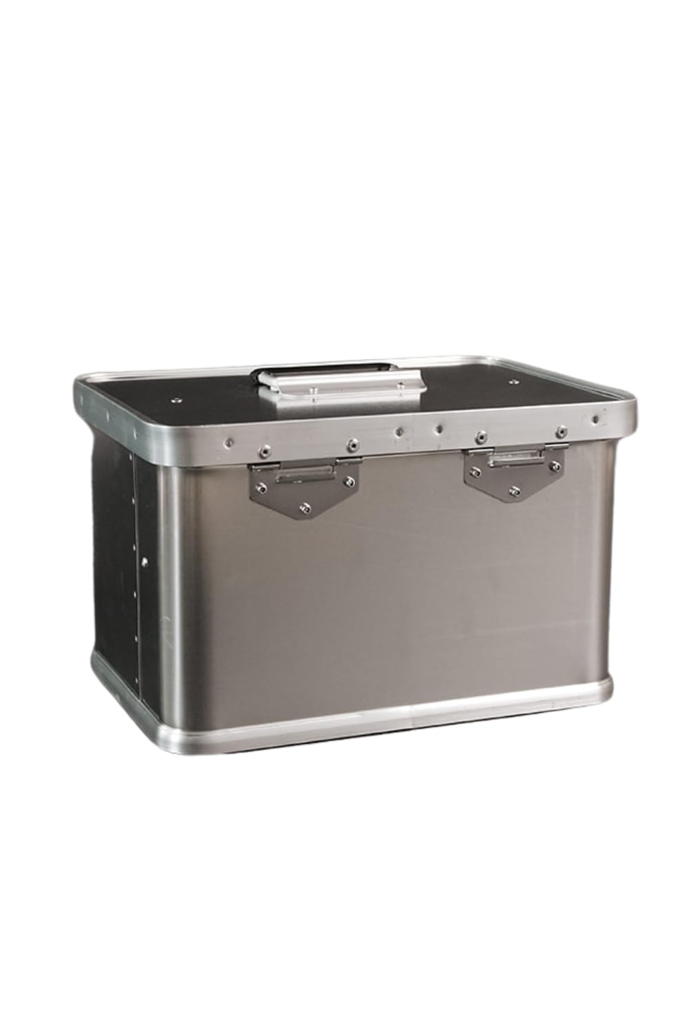 Vorratsset, 10 kg Macadamianüsse in Schale in einer luftdicht abschließenden Aluminiumbox, 1 luftdichte Aufbewahrungsdose aus Blech mit Bambusdeckel (leer)