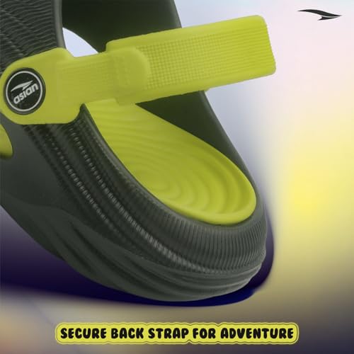Image of ASIAN Hoogly-02 Kids Clogs with Lightweight Design, Soft Cushioning | Breathable, Flexible, Anti-Slip Grip, Comfortable for Playtime, Travel