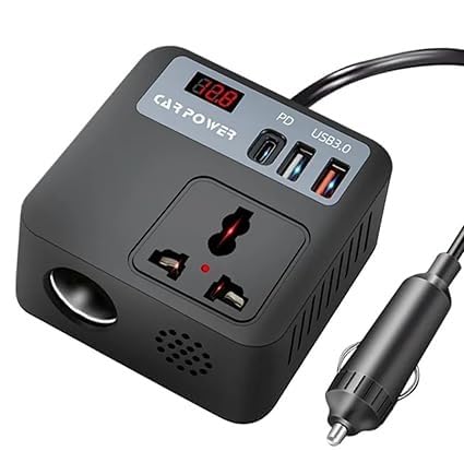 200W Car Power Inverter with 2...