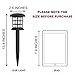 MAGGIFT 12 Pack Solar Pathway Lights Outdoor LED Solar Powered Garden Lights for Lawn, Patio, Yard, Walkway, Driveway