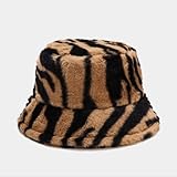 IBLUELOVER Fischerhut Winter Kunstpelz Bucket Hat Damen Eimer Hut Warm Wintermütze Fleece Fischermütze Outdoor Fellhüte Winddicht Schlapphut Verdickt Anglerhut Flauschig Kappe für Freizeit Reisen Ski