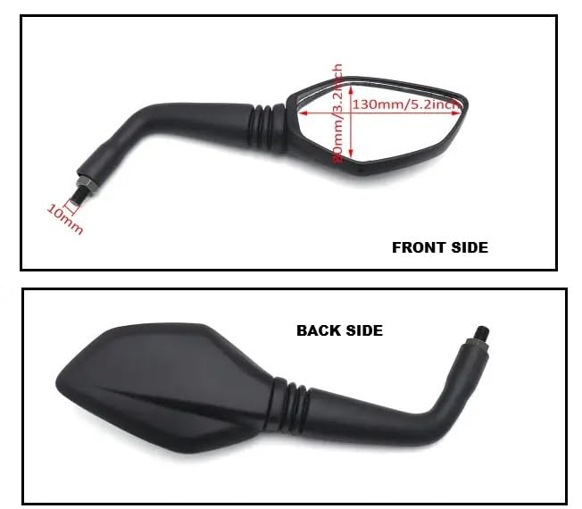 Image of Right Side Mirror Compatible for KTM Duke