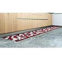 Tappeto Da Cucina Mod. Chalet VIP - Design Piastrella Maiolica - Antiscivolo - Made In Italy - 54x280 Cm - Foto 9