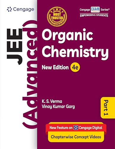 Image of Cengage JEE (Advanced) Organic Chemistry Part 1 with Chapterwise Concept Videos & Online Assessments