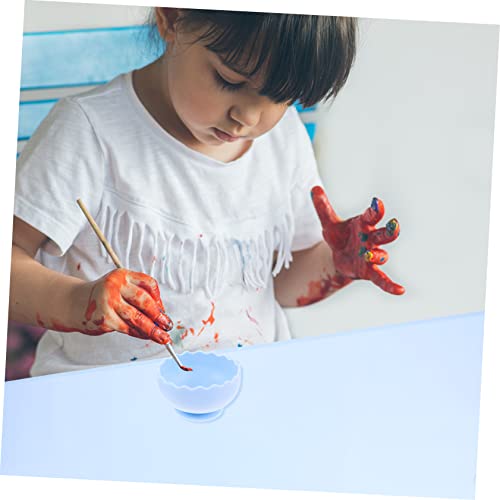 TEHAUX 2 Conjuntos tapete de desenho de silicone deskpad tapete dobravel ferramentas infantis artes