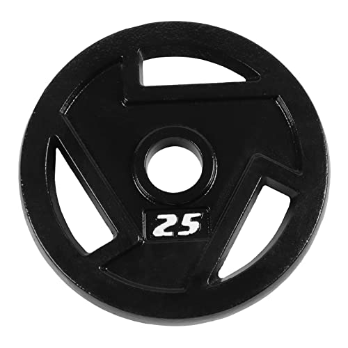 Tutaviaw Standard Olympic Weight Plates, 2-Inch Hole Free Weights Plates Barbell Plates For Strength Training Weightlifting Weight Loss Home Gym Crossfit Equipment (25Lb Single) #TOP3