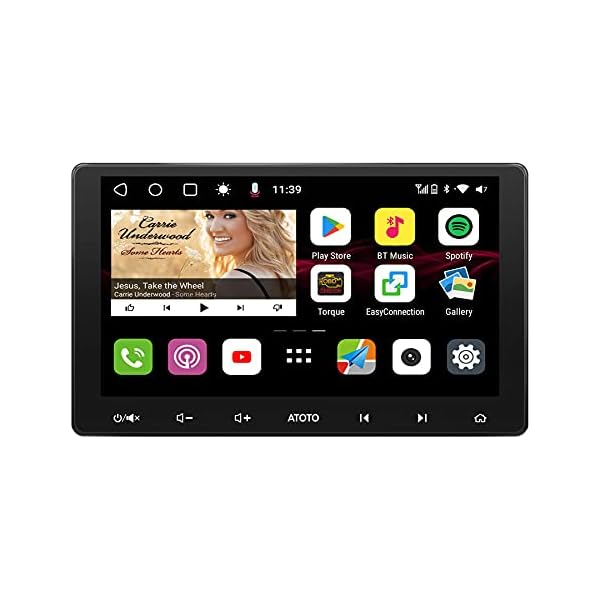 ATOTO S8 Premium 10 inch QLED Double-DIN Android Car Stereo, in-Dash Video Receiver, Wireless CarPlay & Wireless Android Auto, 3G+32G, 2BT w/aptX HD, USB Tethering, HD VSV Parking with LRV,S8G2114PM