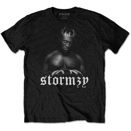 Image of Stormzy T Shirt Heavy is The Head Logo Official Unisex Black S
