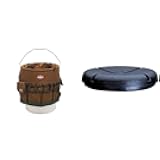 Bucket Boss The Bucketeer Bucket Tool Organizer in Brown, 10030 and Custom Leathercraft1140 EasySeat Lightweight Plastic Bucket Seat for 3 1/2 - 5 Gallon Buckets,Black