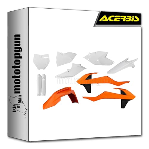 Kit cache carenage Acerbis original 0021741.553.016 pour plastique KTM SX 125 haut de gamme