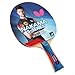 Butterfly Nakama S-8 Table Tennis Racket – Professional ITTF Approved Ping Pong Paddle – Flextra Table Tennis Rubber and Thick Sponge Layer Ping Pong Racket – 2 Ping Pong Balls Included