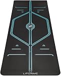 Liforme XL Yoga Mat – Free Yoga Bag Included - Patented Alignment System, Warrior-like Grip, Non-slip, Eco-friendly, sweat-resistant, long, wide, 4.2mm thick mat for comfort