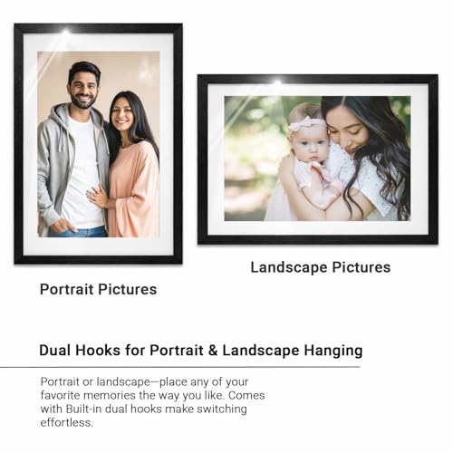 Image of HOTHOUSE Wooden Photo Frame for Wall Decor | Aesthetic Frame for Living Room & Office | Certificate Frame A4 Size | Photo Frame for Home Decoration Set of 4 (BLACK, Pack of 4)