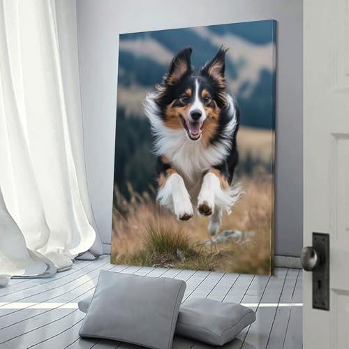 Tableau impression sur toile decoration murale image Shetland mouton