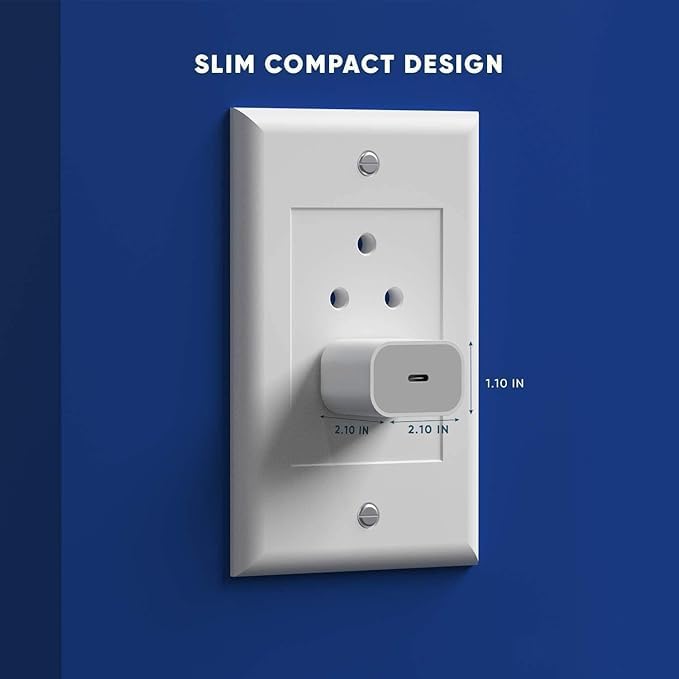 Image of Original 45W USB C Charger Adapter Compatible with Nothing Phone 2a / Nothing Phone 2 / Nothing Phone 1 / Nothing Buds /Nothing Ear Stick /Laptop USB C Fast Power Rapidly Charging - (Adapter Only)