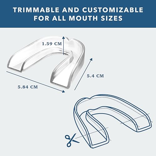 Image of Just Smile Night Guard, Mouthguard for Teeth Grinding and Bruxing, Clear | Moldable mouth guard protection for teeth clenching while sleeping