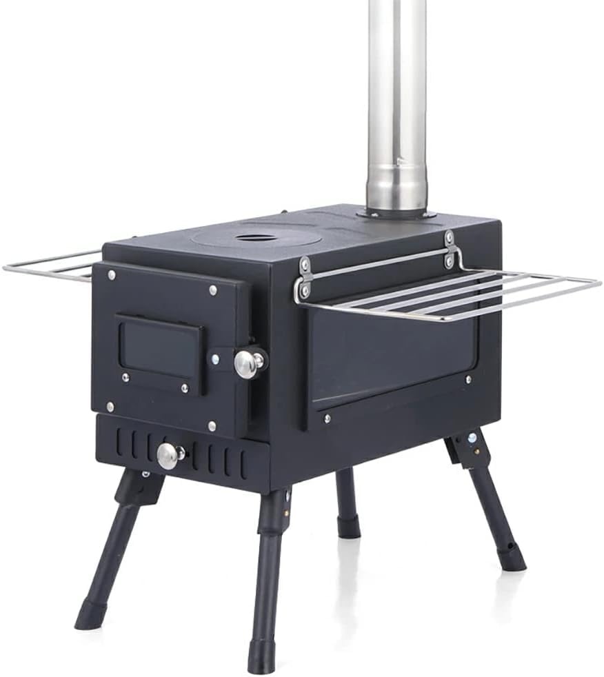 Wood Burning Stove, Portable Tent Stove for Heating...