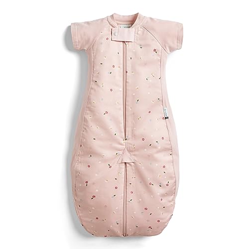 Image of ergoPouch Sleep Suit Bag 1.0 TOG - Baby Sleep Sack & Wearable Blanket, 2-in-1 Convertible Sack to Suit with Legs for Safe Movement, Regulates Temperature Overnight, Unisex (2-4 Years, Daisies)