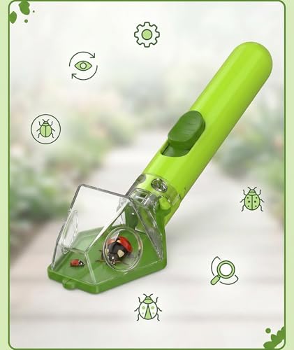 Image of Bug Catcher for Kids, Insect Trap with 6X Magnifying Glass, ABS Insect Catcher