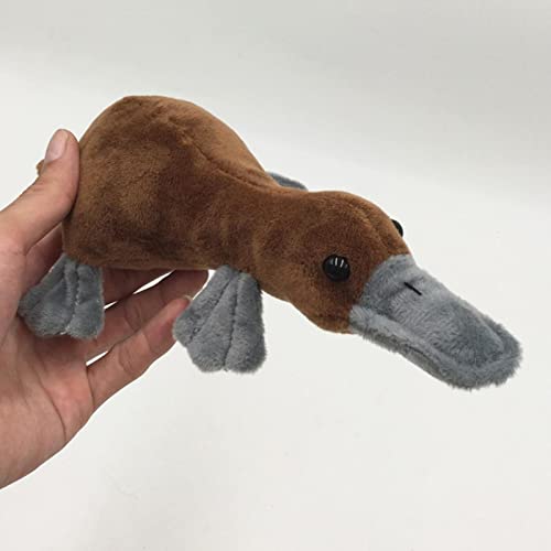 Anloximt Lebendiges Schnabeltier Stofftier, Realistisches 8-Zoll Kuscheltier - Niedliches Schnabeltier-Kissen Spielzeug für Mädchen & Jungen als Geschenk