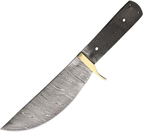 Knifemaking BL037-BRK Knife Blade Damascus Skinner