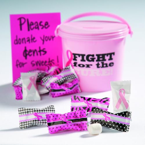 Fun Express Pink Ribbon Buttermints, 108 Count - image 3