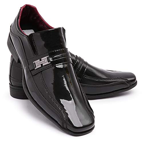 Sapato Social Masculino Em Verniz Schiareli 836 Preto (40)