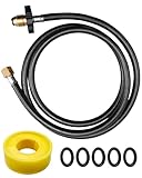 Qnbes 6 Ft Propane Torch Hose Fit for Lawn and Garden, Connect to Propane Tank and Weed Burner Torch, Working...
