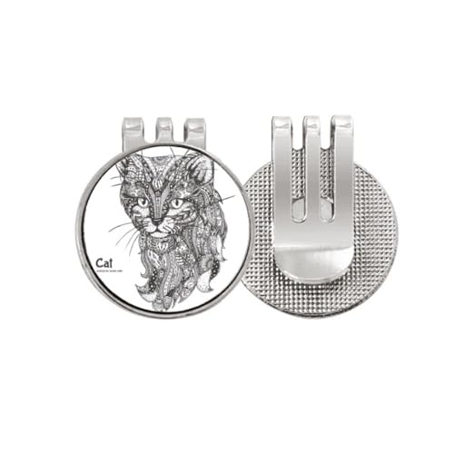 Marqueur de balle de golf motif chat en émail une idée cadeau idéale
