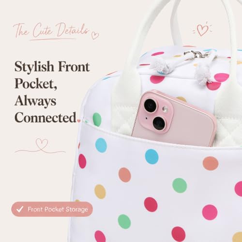 Image of LOVELYWIND Lunch Box for Women Cute Lunch Bags for Women Lunch Tote Bags Reusable Insulated Lunch Box Large Capacity Reusable Insulated Cooler for Work or Travel Gifts or Beach