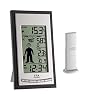 TFA Dostmann WEATHER BOY Funk-Wetterstation, 35.1084, schwarz, Wettervorhersage mit Symbolen, Kleidungsempfehlung, Raumklima, Außentemperatur