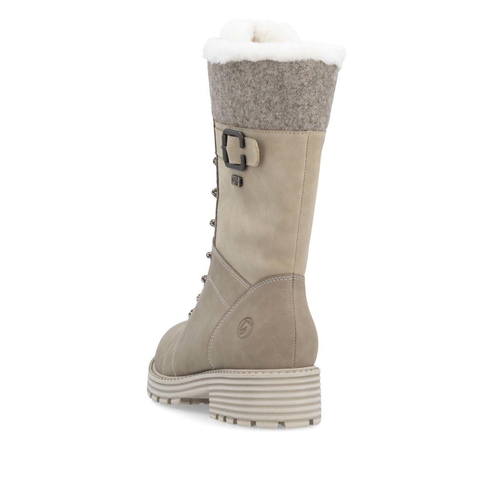 Remonte Damen Schlupfstiefel D0W72, Frauen Stiefel,lose Einlage,wasserabweisend,remonteTEX