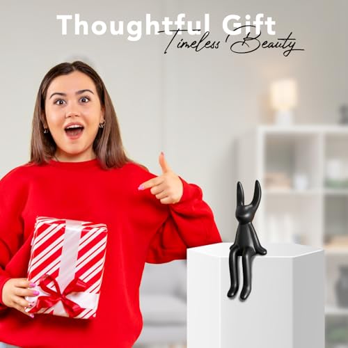 Image of Ekhasa Nostrae Rabbit Show Pieces for Home Decor Living Room Decor Items | Cute Animals Showpieces Gift Item for Decoration | Center Table Tv Showcase Shelf Office Desk Interior Statue Figurines
