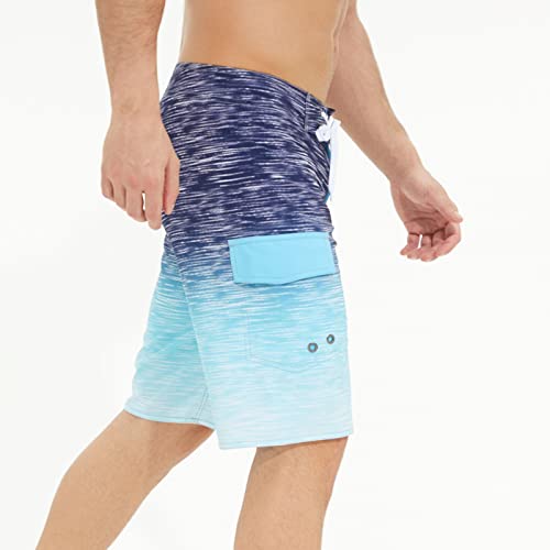 Ellees Mens Swim Trunks Hawaiian, Men's Swim Trunks Quick Dry Beach Shorts With Pocket And Mesh Lining Comfy Swimwear #TOP1