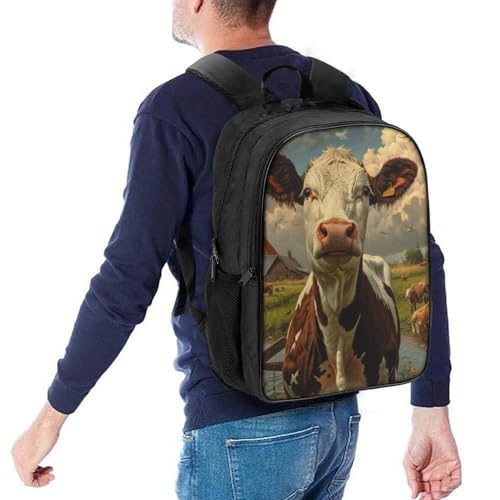 Mochilas infantiles ergonómicas de vaca evitan dolor de espalda en niños 5