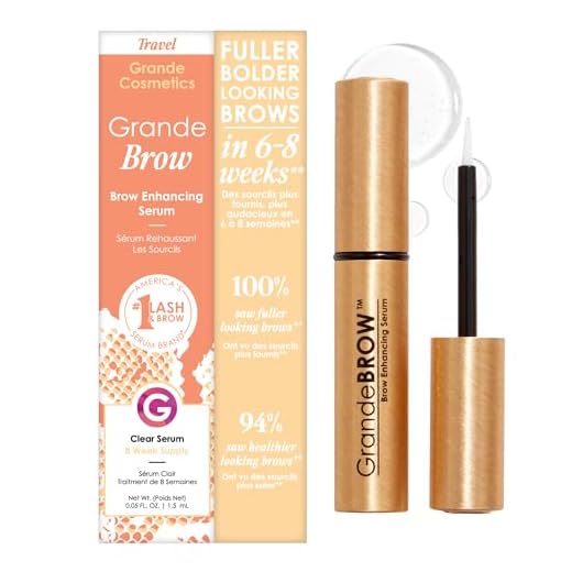 Grande Cosmetics GrandeBROW Brow Enhancing Serum, 8 Week Starter Supply , 1.5mL