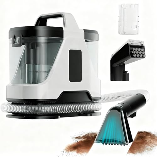 Carpet Cleaner Machine, Multi-functional Cold-Water & High-Temperature Steam Cleaner with Dual-Tank, Handheld Curtain and Sofa Cleaner, Pet Rug Car Deep Cleaning Machine for Commer Cold-Water-Machine