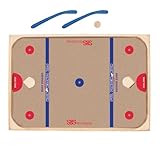 Puk Pandemonium Wooden Hockey Game - New & Improved! - 35" x 23-3/4" - Vibrant Multi-Color Graphics - Fun Family Entertainment