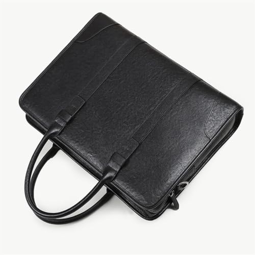 Cowhide Bag Crossbody Handbag Tote Men's Handbag Large Capacity Horizontal Briefcase2