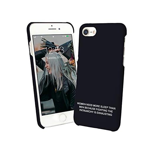 Feministisk kvinnor kamp roligt citat 012052 skyddande telefon mobil smartphone fodral skydd hård plast för iPhone X Phone XS rolig present jul