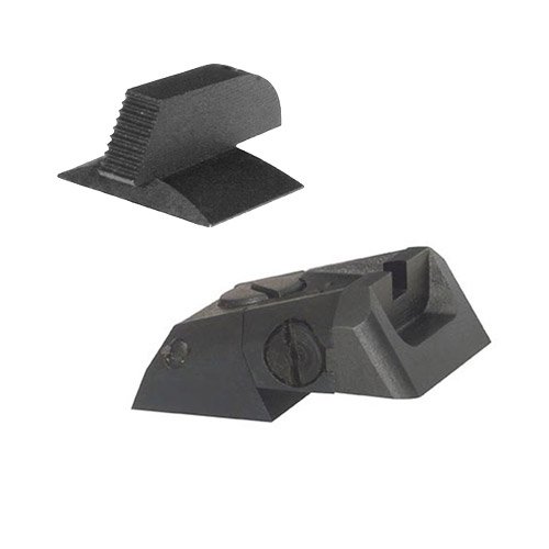 Kensight DAS 1911 Defense Adjustable Rear Sight Set Recessed Blade - Serrated 0.200