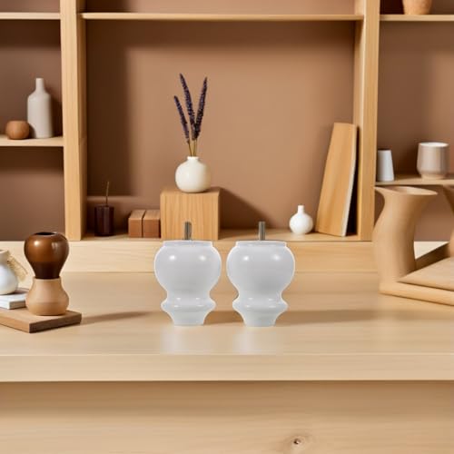 Patas de madera maciza para muebles: repara soportes rotos con tornillos resistentes 6