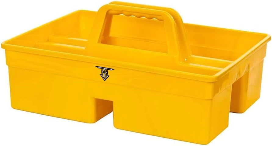 ABS-Plastic Heavy Duty Handy Caddy Carry Tool Bucket - Yellow