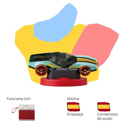 FABA Sonoro Charakter - Hot Wheels Dinosaurier beim Angriff - Geschichten und Klangeschichten für Mädchen und Jungen von 3-5 Jahren, Spielzeug und pädagogische Inhalte auf Spanisch