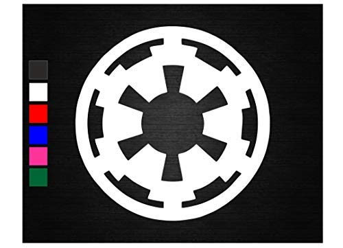 Image of Star wars galactic empire vinyl decal sticker car van wall window (10cm)