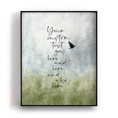 Personalized Song Lyric Art Print - Custom Music Wall Decor